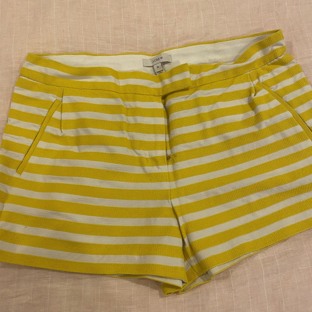 J. Crew striped shorts